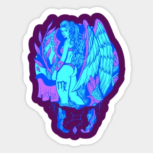 Blue Virgo Beauty Sticker